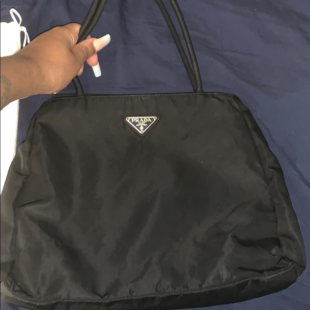 COPY - Prada tessuto nylon tote Militare